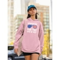 thumbnail image 2 of Stayin' Fly 4Th July Glasses Hoodie Women -Image by Shutterstock, Female Large, 2 of 4