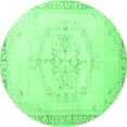 thumbnail image 1 of Ahgly Company Indoor Round Persian Emerald Green Traditional Area Rugs, 6' Round, 1 of 4