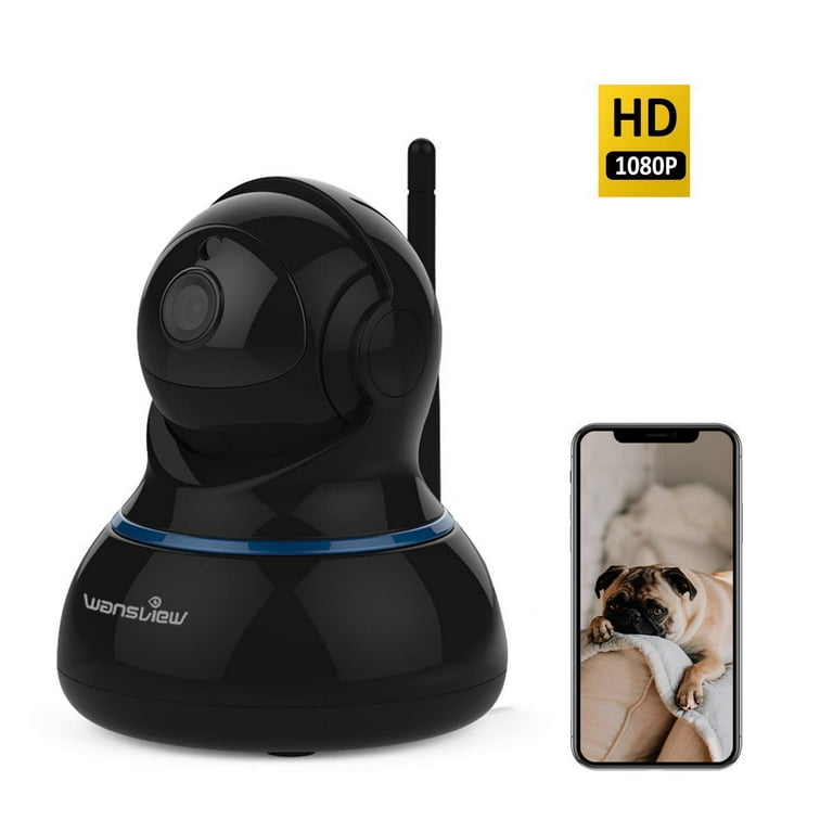 wansview 2K Home Security Cameras Indoor-2.4G WiFi Security Camera Indoor  Wireless for Pets & Baby with Phone app, 2-Way Audio, PTZ, Motion  Detection