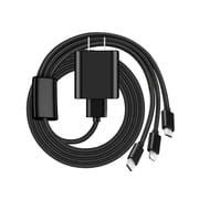 Replacement 3-in-1 Wall Charger Charging Cable Power Cord for Beats by Dr Dre Solo Pro 3 2, Studio 3 2, Studio 1/Buds, Powerbeats Pro 3 2 1, Fit Pro, Flex, Beats X Headphones, Pill+ Plus 2.0 Speakers