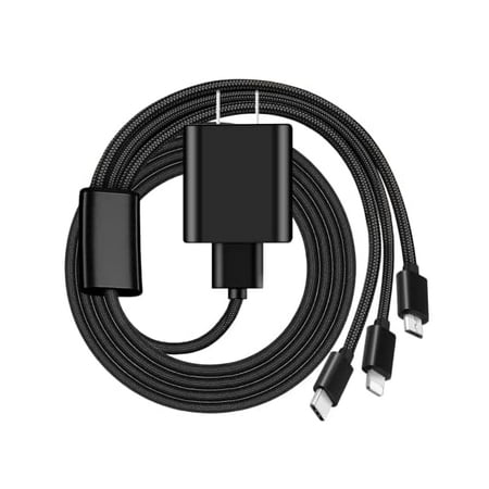 Replacement 3-in-1 Wall Charger Charging Cable Power Cord for Beats by Dr Dre Solo Pro 3 2, Studio 3 2, Studio 1/Buds, Powerbeats Pro 3 2 1, Fit Pro, Flex, Beats X Headphones, Pill+ Plus 2.0 Speakers