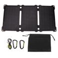 thumbnail image 2 of Panel solar, diseño aerodinámico plegable solar del bolso plegable solar del cargador de 5V 21W, 2 of 9