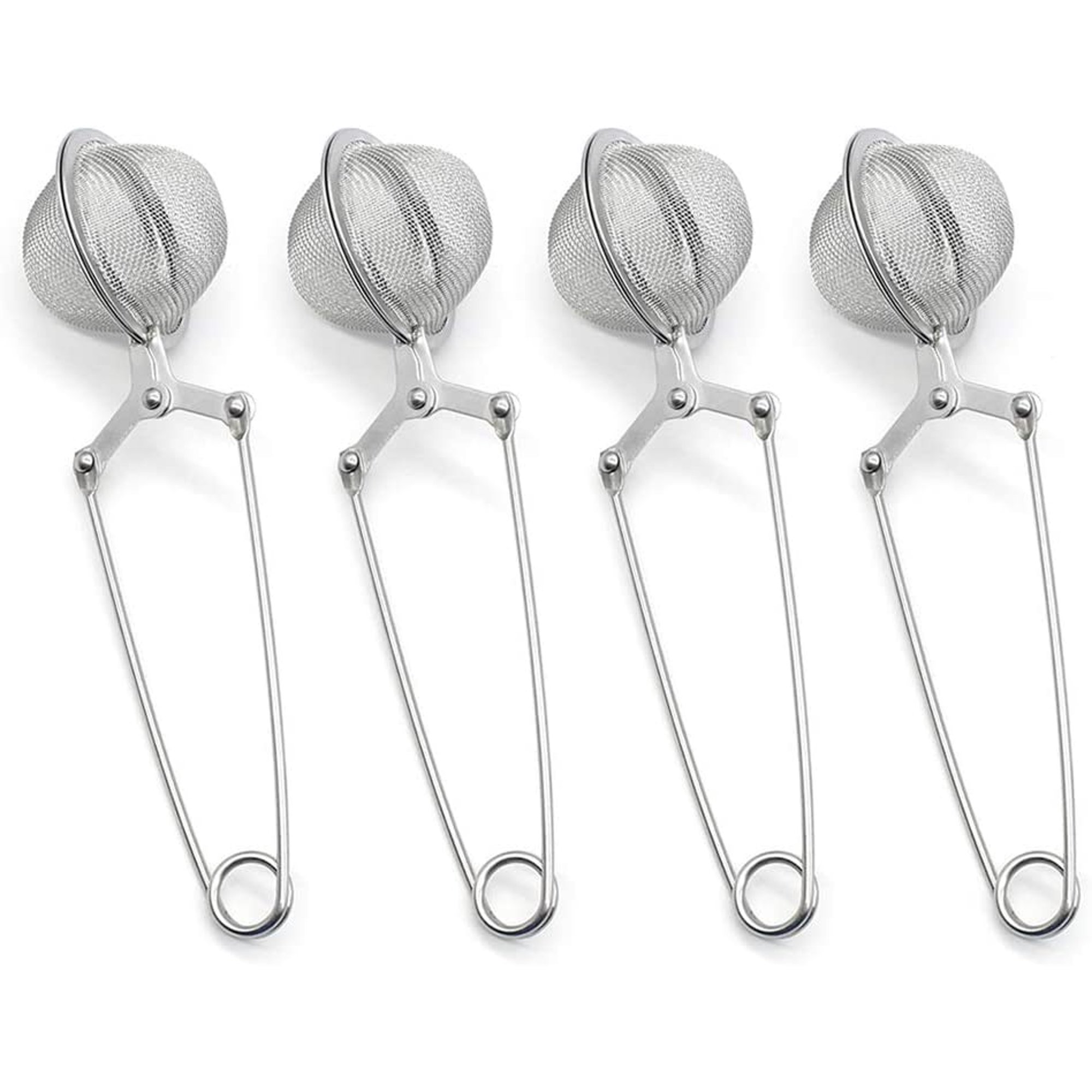 4x Pinces à Thé - Infuseur à Thé en Acier Inoxydable en Forme de Boule - Passoires à Thé pour Thé en Vrac 4x Pinces à Thé - Infuseur à Thé en Acier Inoxydable en Forme de Boule - Passoires à Thé pour Thé en Vrac