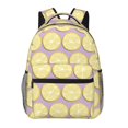 thumbnail image 1 of Easygdp Yellow Lemon Slices Mochila Ergonómica Versátil para Laptop - Múltiples Bolsillos, Correas Ajustables, Unisex para Escuela, Viajes y Actividades al Aire Libre-One Size, 1 of 5