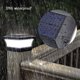 thumbnail image 4 of Luces solares para postes, luces solares para postes solares, luces solares impermeables para exteriores, luces solares LED adecuadas para postes de madera, cubiertas, patios, cercas, 4 of 5