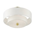 thumbnail image 3 of Livex Claremont Ceiling Mount in Brushed Nickel, 3 of 5