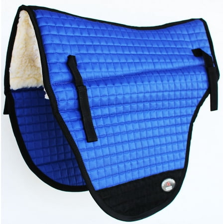 Impact Gel Western Saddle Pad - Horse SADDLE PAD Western 26X22 Endurance Fleece Cotton Quilted 39165-168