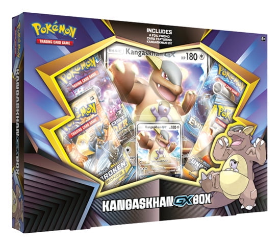 Promo Unbroken Bonds Kangaskhan GX Box Collection Pokemon TCG 4 Booster Packs 