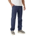 thumbnail image 3 of Ceisia Men's Loose Cargo Sweatpants with Elastic Drawstring Waist & Multi Pockets Navy L Gifts, 3 of 8