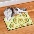 thumbnail image 2 of Dog Food Mat with Fresh Avocado Print, Absorbent Waterproof Pet Feeding Mat, Non-Slip, Quick Dry, Easy Clean Mat for Pet Feeding Area and Kitchen, 2 of 6