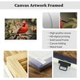 thumbnail image 5 of ADALE Vintage Cardinal Wall Art Pictures Of Red Birds Cardinal On Branch Painting Rustic Elegant Bird Canvas Winter Animal Artwork Print Unframed 11x14 Inch, 5 of 6