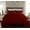 Burgundy, variant on DNG Creations 5 Piece Ruched Pattern Duvet Cover 100% Egyptian Cotton, 800 TC- With Zipper Closure & Corner Ties ( Solid Orange - Twin/Twin XL )