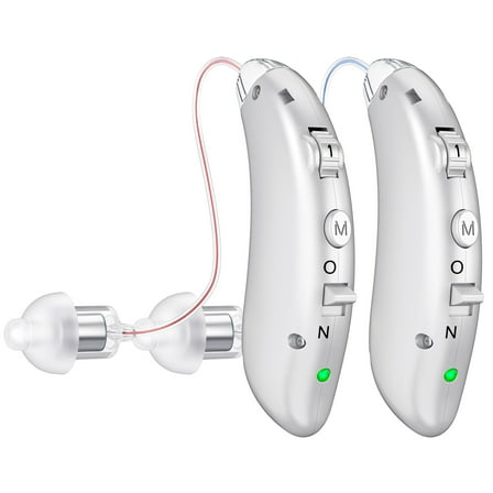 SUWU Rechargeable Hearing Aids for Seniors with Noise Cancelling,Hearing Loss Hearing Amplifiers,Digital Hearing Aid,Sound amplifier with Volume Control