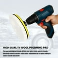 thumbnail image 3 of 7 PCS Car Polisher Buffer Drill Polishing Pad Set,4.92" Imitation Wool Fiber Polishing Waxing Pad,Universal M14 Drill Bit Adapter,Product Compatible with Many Types of Vehicles (White), 3 of 6
