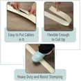 thumbnail image 5 of Bates- Floor Cord Cover, 6ft Cable Cover, Cord Cover Floor Cable Cover, Cord Protector, Cord Hider Floor, Extension Cord Cover, Cable Cover Floor, Cable Floor Cover, Cable Covers for Cords Cream 6 ft, 5 of 5