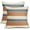 Orange Blue Striped, variant on Navy Blue Striped Pillow Covers 18x18 Set of 2 Blue Brown Boho Stripe Pattern Cream Farmhouse Decorative Throw Pillows Outdoor Modern Print Linen Cushion Case with Zipper Decor for Sofa Couch Bed