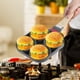 thumbnail image 2 of Sartén de aluminio para cocinar panqueques y desayuno, molde para freír huevos y hamburguesas con asa (cocina de inducción de fuego abierto), 2 of 13