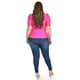 thumbnail image 3 of Blusa de satin con detallle central Roman Fashon /Tallas Extras, 1825 (Fiusha) fucsia 38, 3 of 5