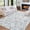 Beige, variant on Vintage Farmhouse Runner Rug 2x6 Washable Hallway Runner with Non Slip TPR Rubber Backing, Low Pile Thin & Soft Floral Trellis Pattern, Foldable Stain Resistant Carpet, Beige