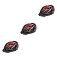 thumbnail image 4 of tamizeot Bike Helmet Taillight Riding Hat Integrally-molded Man Lady Adjustable Cap Rear Light for Motorbike Sport Black Red 3Set, 4 of 6