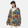 thumbnail image 3 of Fotbe Veste de Protection Solaire UPF 50+ pour Hommes et Femmes avec Capuche et Poches pour Randonnée en Plein Air - Grande Taille, 3 of 7