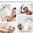 thumbnail image 6 of NOGIS Shower Head High Pressure, 360 Degree Rotating Handheld Shower Head, Adjustable Showerhead with ON/OFF Switch and 3 Spray Modes, Shower Sprayer, 6 of 7
