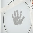 thumbnail image 4 of Baby Hand & Foot Print Clay Cast Kit & Fold Photo Picture Frame Christening Gift Memorial Frame, 4 of 8