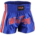 thumbnail image 5 of Men Boxing Shorts MMA Mauy Thai Training Fitness Gym Cage Fight Kickboxing Trunks Clothing Blue/Red/White XX-Large, 5 of 8