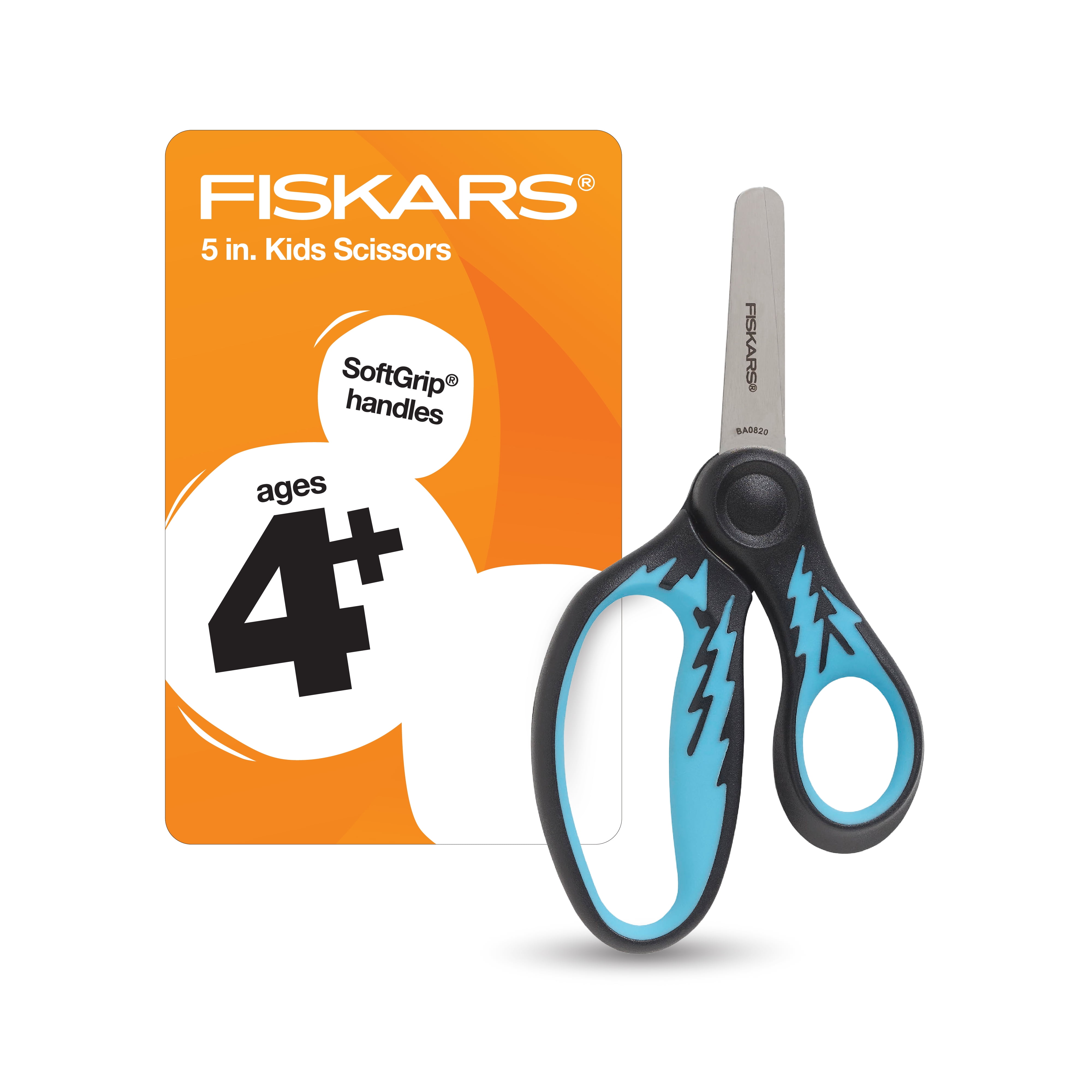 Fiskars Softgrip Blunt-tip Kids Scissors (5 in.) - Turquoise/Green