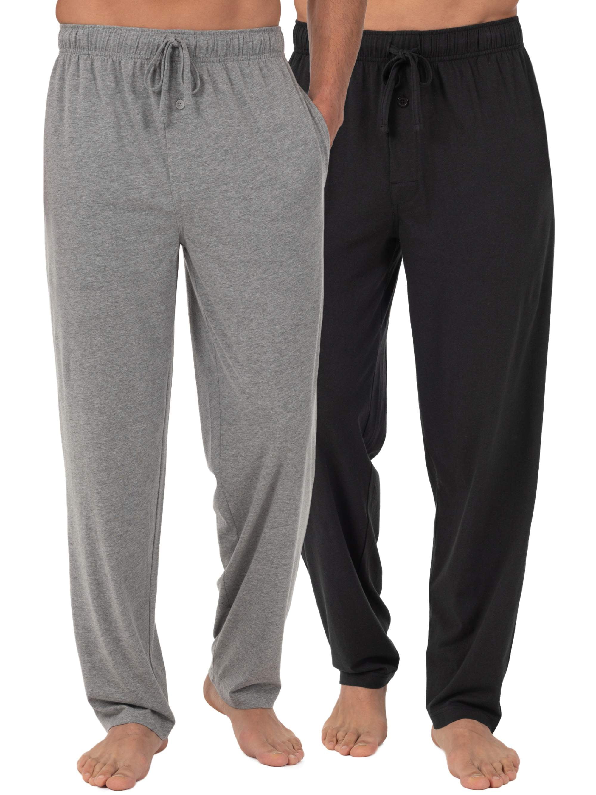 mens jersey knit pants