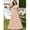 Champagne-L, variant on Champagne V-Neck Sequin Lace Short Sleeve A-Line Evening Gown