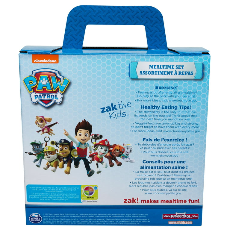 Zak Designs PAW Patrol Dinnerware Set for Kids, Durable Plastic Tableware  Includes Fun Plate, Bowl, and Tumbler Sized for Children (BPA Free, 3-Piece  Set) 