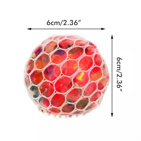 Squeezing Grape Balls Bounce Decompression Toy 6CM Luminous Stress Balls Squeezing Grape Balls Bounce Decompression Toy Funny Soft Rubber Stress Balls Squeezing Vent Toy