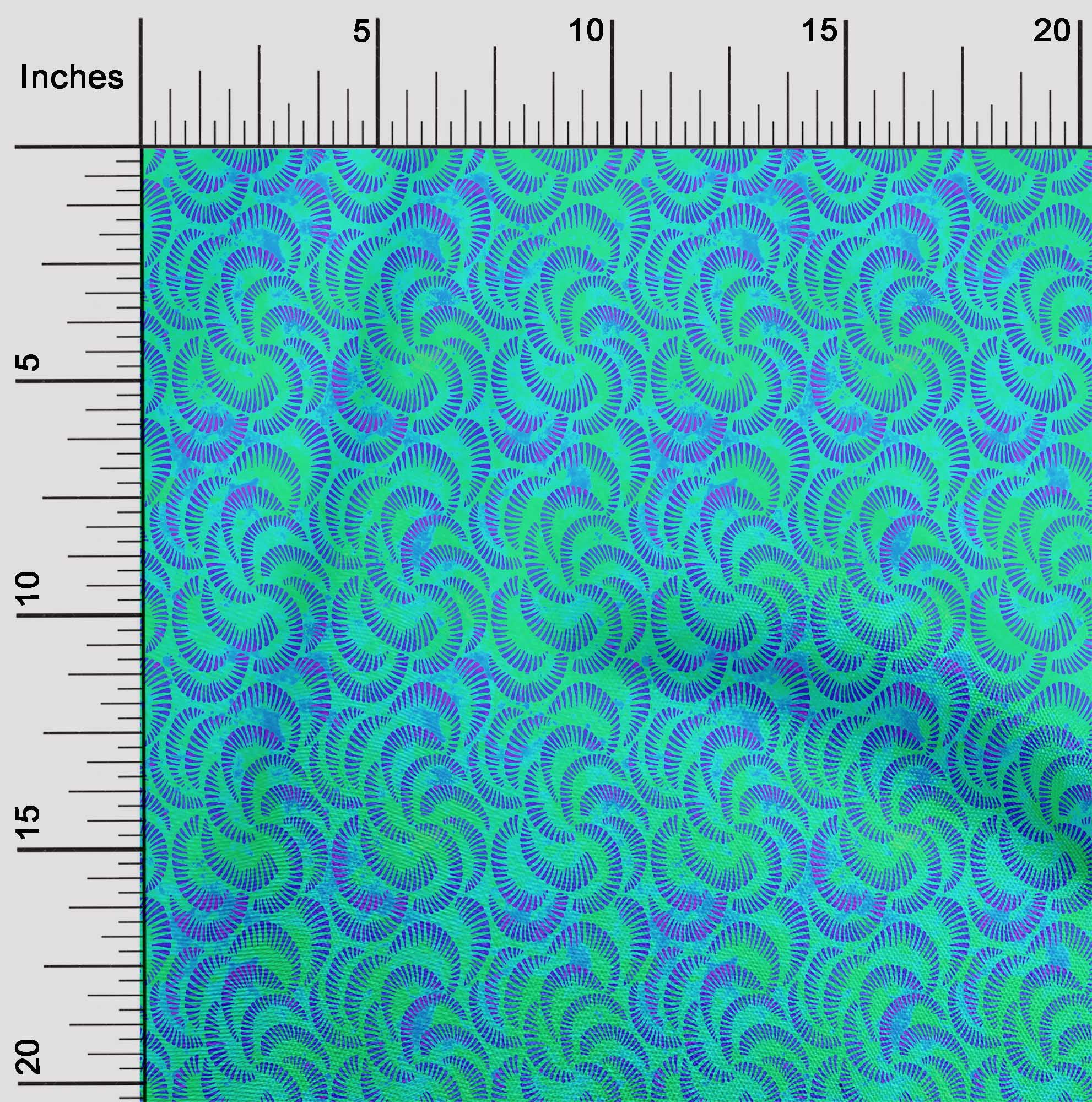 Swamp Green Silk Wool Fabric