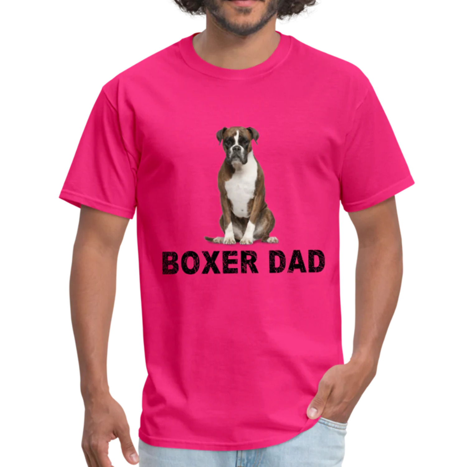 Boxer Dad Shirt, Dog Dad TShirt, Gift For Dog Lover, Dog Tshirt, Gift for Boxer Dad, Dog Papa Tee, Dog Dad Gift, Boxer Lover Shirt - image 3 of 11