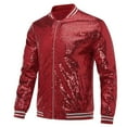 thumbnail image 2 of Sliktaa Mens Party Show Sparkle Sequins Jacket, 2 of 5