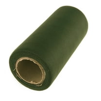Premium American Tulle Spool Roll, Made in the USA, 6-inch, 25-yard, Sage Green