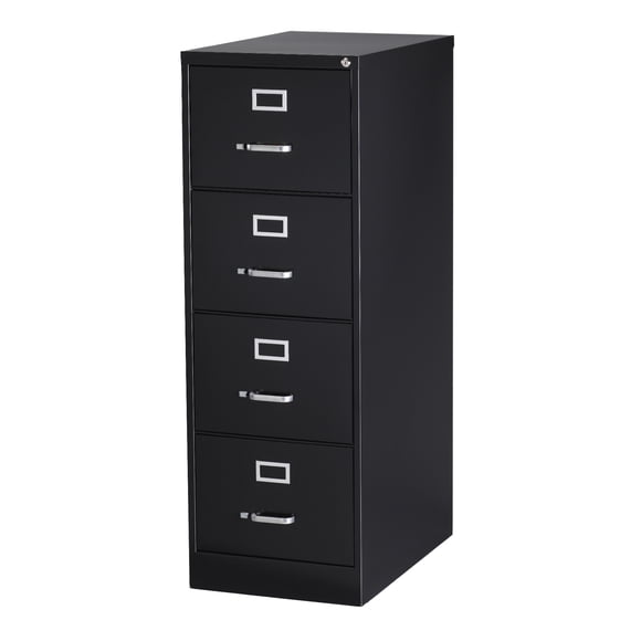 Archivero Metálico Hirsh Armado Vertical 4 Cajones Tamaño Oficio Negro Hirsh 4 CAJONES TAMAÑO OFICIO NEGRO