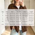 thumbnail image 3 of Enjoytime Jackets for Women Lapel Long Sleeve Button Down Shacket Fall Trendy Casual Coat Plus Size Clothes, 3 of 7