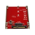 thumbnail image 4 of StarTech.com M.2. PCI-e NVMe to U.2 (SFF-8639) Adapter - Not Compatible with SATA Drives or SAS Controllers - For M.2 PCIe NVMe SSDs - PCIe M.2 Drive to U.2 Host Adapter - M2 SSD Converter (U2M2E125) - Interface Adapter - M.2 - M.2 Card - U.2 - red, 4 of 6
