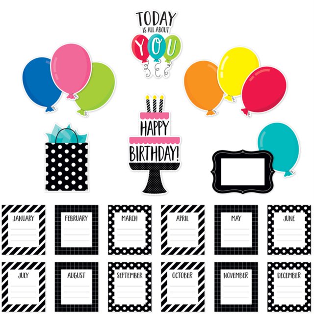 Creative Teaching Press Ensemble de Tableau d'Affichage Joyeux Anniversaire