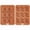 Brown, variant on 9PCS Wolf-Shape Ice Cube Pudding Chocolate Mold, Wolf-Themed Silicone Mold for Baking Muffin Cake, Chocolate, Candy, Soap, Durable, Easy to Clean, Portable Food-Grade Silicone Moldslds, Black