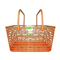 Easter Glitter See-Through Basket 4 x 6.5 x 8 Inches, Assorted - Styles/Colors Vary