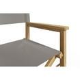 thumbnail image 4 of Directeur Teak Outdoor Counter Height Armchair in Taupe, 4 of 5