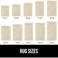 thumbnail image 6 of Bath Rug 24x17, Thick Soft Absorbent Chenille, Rubber Backing Quick Dry Microfiber Mats, Machine Washable Rugs for Shower Floor, Bathroom Runner Bathmat Accessories Decor, Sand, 6 of 6