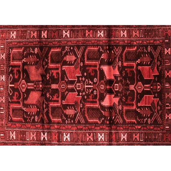 Ahgly Company Indoor Rectangle Persian Red Traditional Area Rugs, 2' x 4'