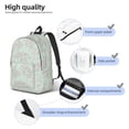 thumbnail image 4 of Bixox Retro Snake Printing Canvas Backpack Lightweight Casual Travel Backpack School Backpack Fits 15.6 Inch Notebook, 4 of 5