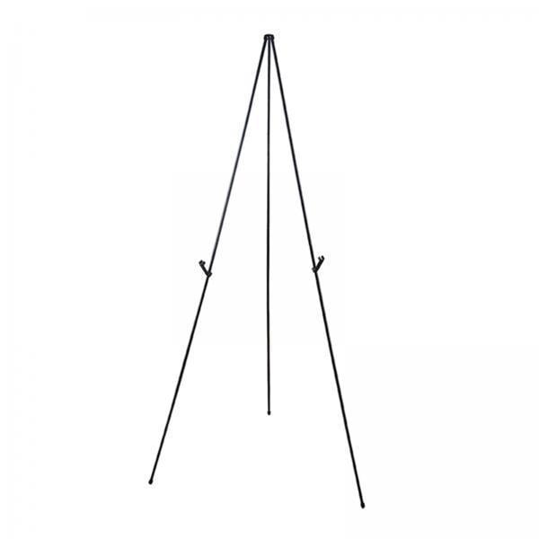 2x Caballete de pantalla plegable fácil de material acero de 65 "-configuración rápida, se desliza instantáneamente, soportes de pantalla ajustables-Soporte de Gloria caballete de exhibición plegable