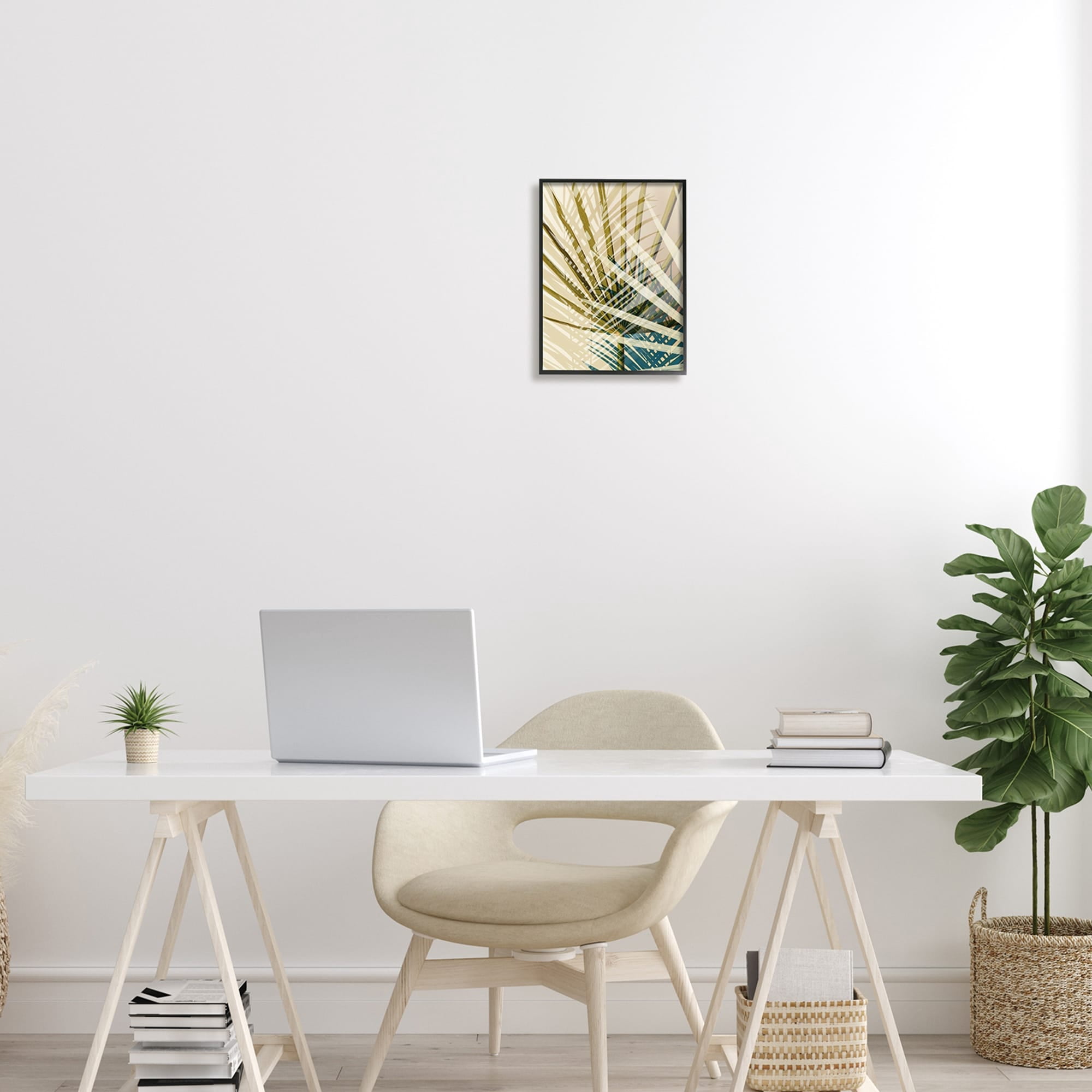 Stupell Industries Expressive Summer Palms Tropical Leaf Arrangement Modern Abstraction, 11 x 14, Design by Ian Winstanley