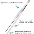 thumbnail image 4 of Tongs for Cooking Stainless Steel 12 Inch Kitchen Tongs Cooking Tongs Long Stainless Steel Cooking Tweezers Metal Tongs Grill Tongs Kitchen Tweezers, 4 of 8